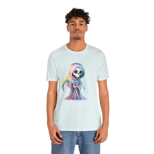 Cute Colorful Reaper - Short Sleeve Tee